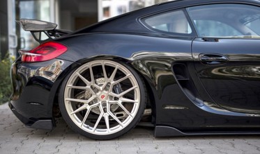 Боковые диффузоры порогов Porsche Cayman Mk2 981C фото