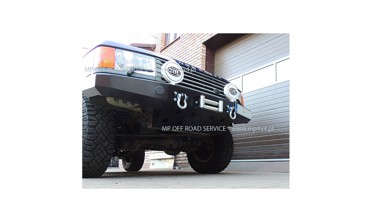 Силовий передній бампер із кріпленням лебідки HD2 Range Rover P38A фото