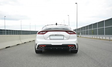 Боковые диффузоры под задний бампер Kia Stinger GT фото
