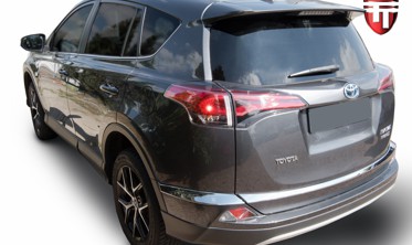 накладки кришки багажника та заднього бампера Toyota RAV4 (з 3-ох частин) фото