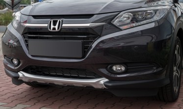 Комплект тюнінг накладок на бампера Honda HRV (ABS) передня+задня фото