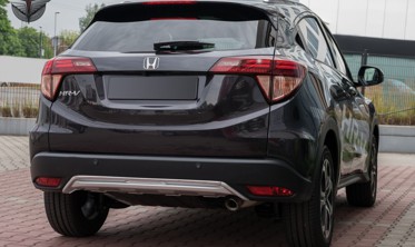 Комплект тюнінг накладок на бампера Honda HRV (ABS) передня+задня фото