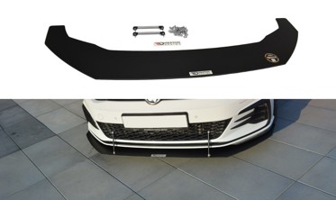 Racing диффузор переднего бампера VW Golf MK7 GTI рестайл  фото