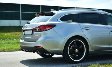Накладка на спойлер Mazda 6 GJ Mk3 Wagon фото