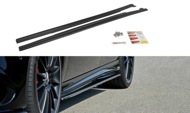 Накладки на пороги Mercedes A W176/ CLA 117 AMG/ CLA 117 AMG-line FL фото