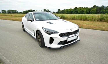 Диффузор под передний бампер Kia Stinger GT вер. 2 фото