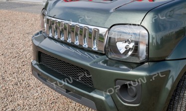 Решетка радиатора Suzuki Jimny (хром) фото