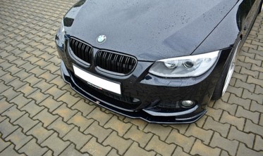 Спойлер переднего бампера BMW 3 E92 M-pack FL вер.2 фото