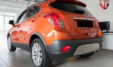 защитные накладки на передний и задний бампер Opel Mokka фото