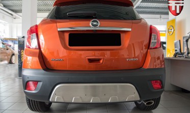 защитные накладки на передний и задний бампер Opel Mokka фото