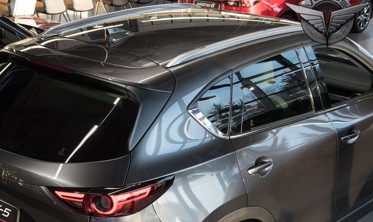 алюминиевые рейлинги на крышу MAZDA CX-5 II фото