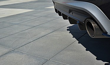 Спойлер на задний бампер Volvo V60 Polestar рестайл фото