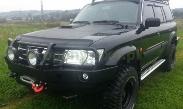 Пороги  NISSAN PATROL Y61 длинная версия фото