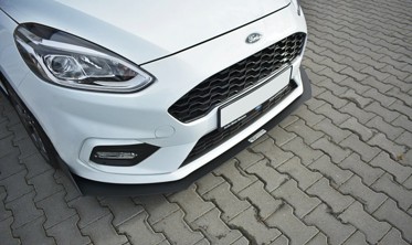 Диффузор Racing переднего бампера Ford Fiesta Mk8 ST / ST-line вер.1 фото