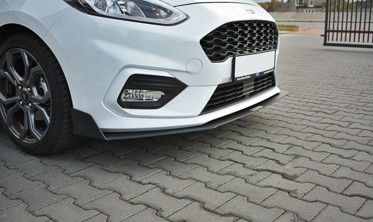 Диффузор Racing переднего бампера Ford Fiesta Mk8 ST / ST-line вер.1 фото