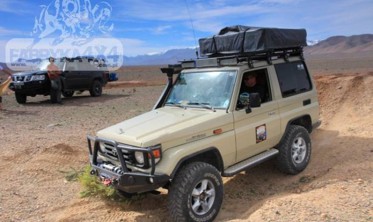 Багажник на крышу с сеткой  Toyota Land Cruiser HZJ 71  фото