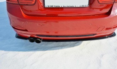 Боковые диффузоры заднего бампера BMW 3 F30 фото