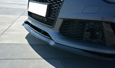 Диффузор переднего бампера Audi RS7 С7 рестайл вер. 2 фото