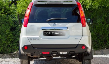 стильная шторка-полка багажника Nissan X-Trail, черная фото