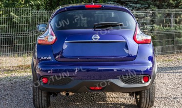 хром накладка на крышку багажника Nissan Juke (верхняя) фото