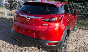 хром накладка на крышку багажника MAZDA CX-3 (над логотипом) фото