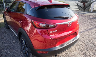 хром накладка на крышку багажника MAZDA CX-3 (над логотипом) фото