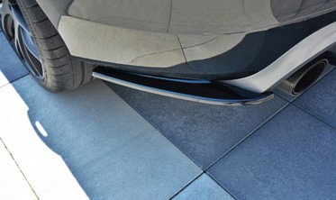 Бічні дифузори заднього бампера Volvo V60 Polestar післярестайл фото