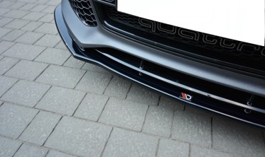 Диффузор переднего бампера Audi RS7 C7 FL вер.1 фото