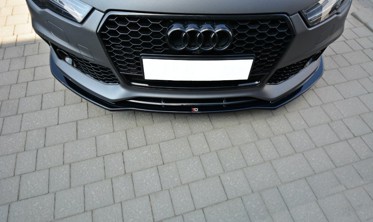 Диффузор переднего бампера Audi RS7 C7 FL вер.1 фото