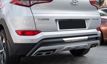 комплект накладок Hyundai Tucson III з імітацією насадок фото