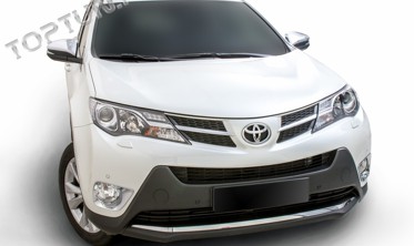 хром накладка переднего бампера Toyota Rav4  фото