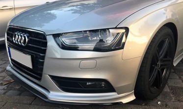 Накладка переднього бампера Audi A4 B8 рестайл фото