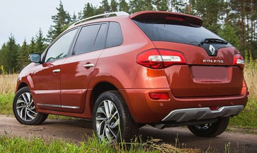 хром накладки противотуманок задних Renault Koleos фото