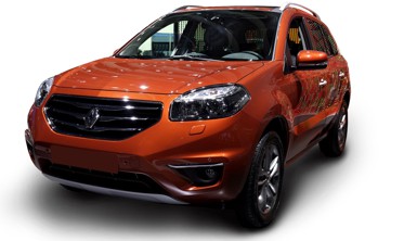 хром накладки передних противотуманных фар Renault Koleos фото