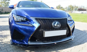 Тюнінг накладка переднього бампера Lexus RC F вер.1 фото
