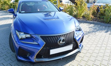 Тюнінг накладка переднього бампера Lexus RC F вер.1 фото