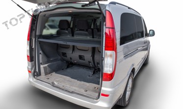 шторка-полиця багажника Mercedes Vito II чорна фото