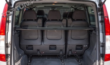 шторка-полка багажника Mercedes Vito II черная фото