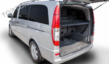 шторка-полка багажника Mercedes Vito II черная фото