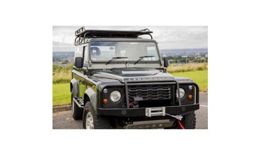 Силовий передній бампер HD2 із дугою Land Rover Defender 90/110/130 (1990-2016) фото