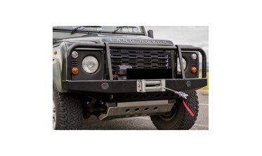 Силовий передній бампер HD2 із дугою Land Rover Defender 90/110/130 (1990-2016) фото