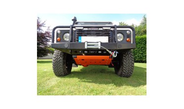 Силовий передній бампер HD2 із дугою Land Rover Defender 90/110/130 (1990-2016) фото