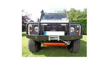Силовий передній бампер HD2 із дугою Land Rover Defender 90/110/130 (1990-2016) фото