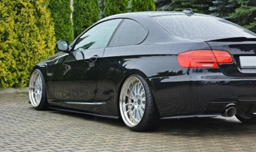Диффузоры (накладки) под пороги BMW 3 E92 M-pack рестайлинг фото