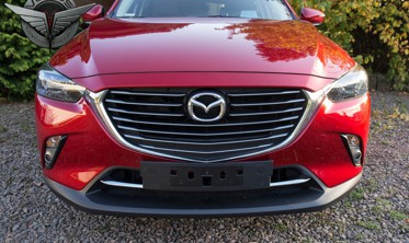 хром накладки на решітку бампера Mazda CX-3 фото