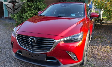 хром накладки на решітку бампера Mazda CX-3 фото