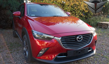 хром накладки на решітку бампера Mazda CX-3 фото