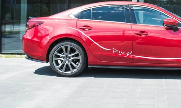 Бічні тюнінг накладки на бампер Mazda 6 GJ Mk3 рест. фото