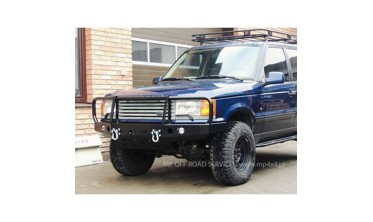 Силовой  передний бампер с креплением лебедки Range Rover P38A  фото