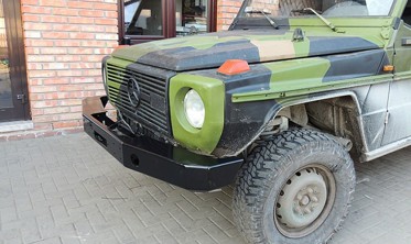 Силовий передній бампер HD із кріпленням лебідки Mercedes G-klass (1979-...) фото